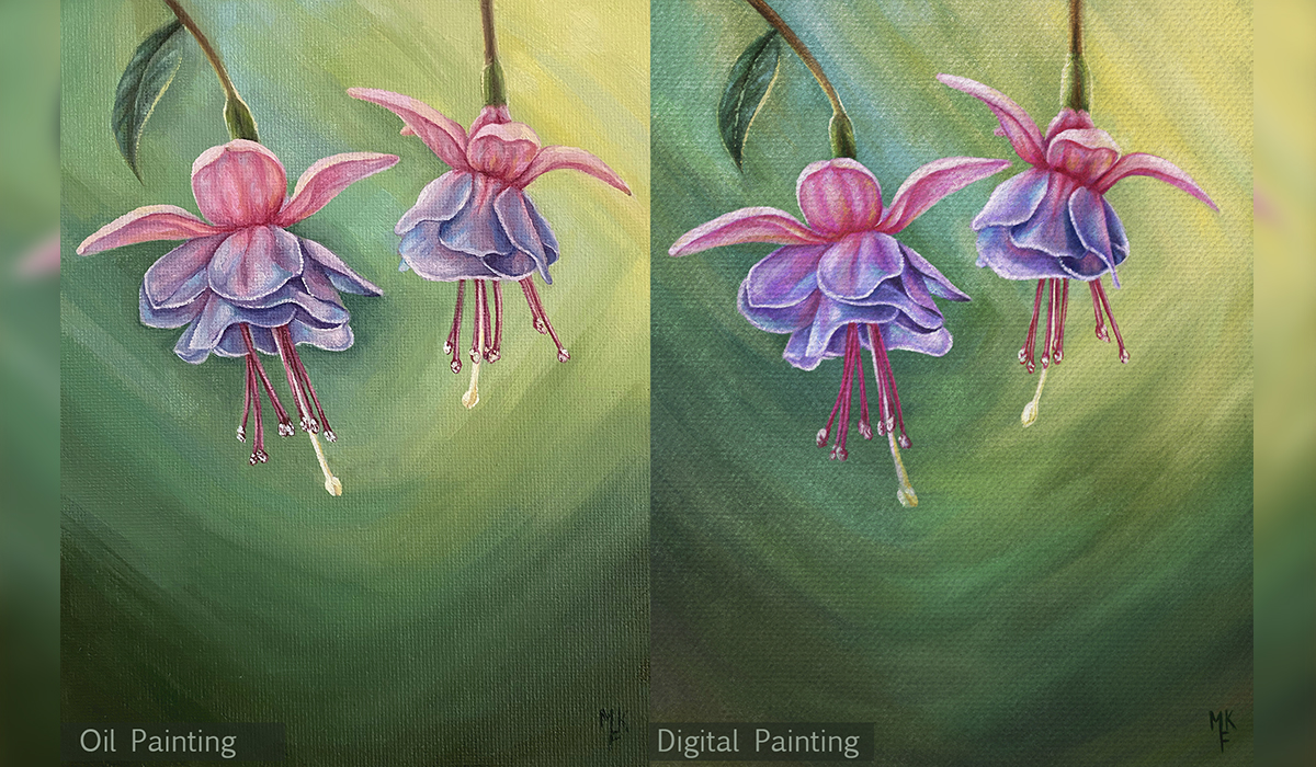 Oil Painting Set! 50+ Procreate Brushes & Textured Images!