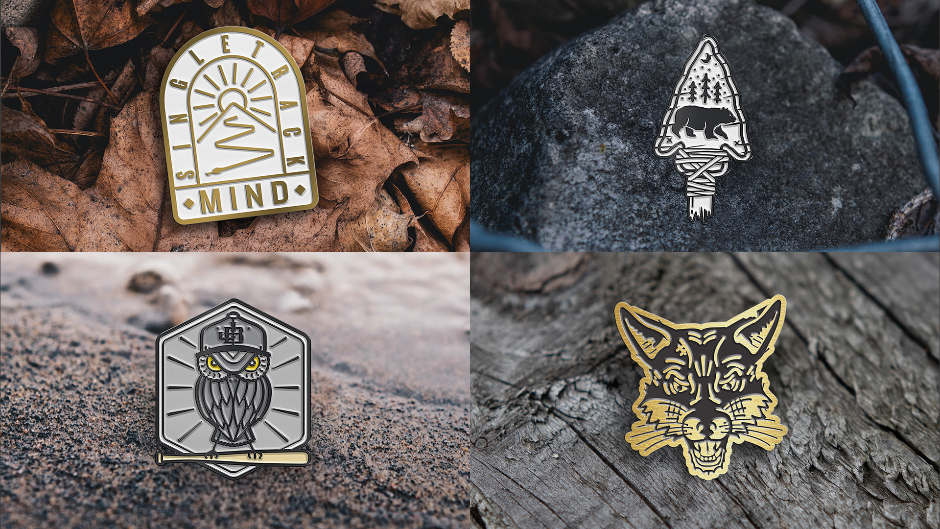 Enamel Pin Mockup For Photoshop - Using Smart Objects
