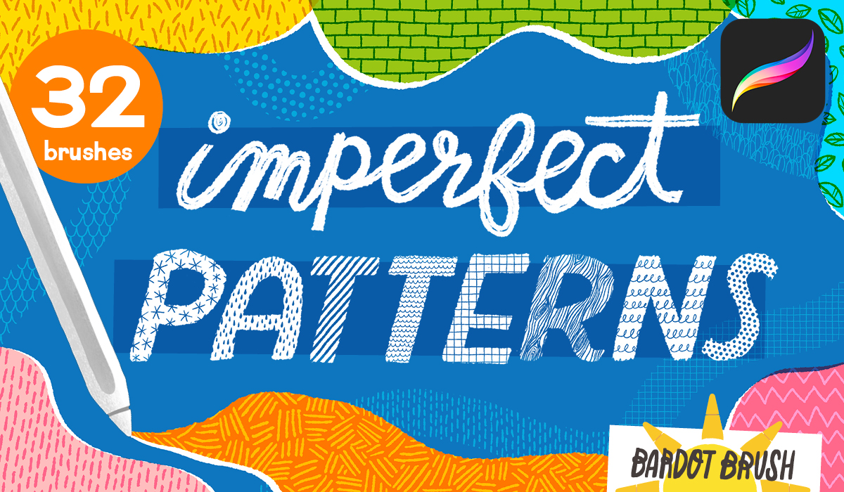 Imperfect Patterns - 32 Pattern Brushes. Infinite Possibilities. | Buy ...