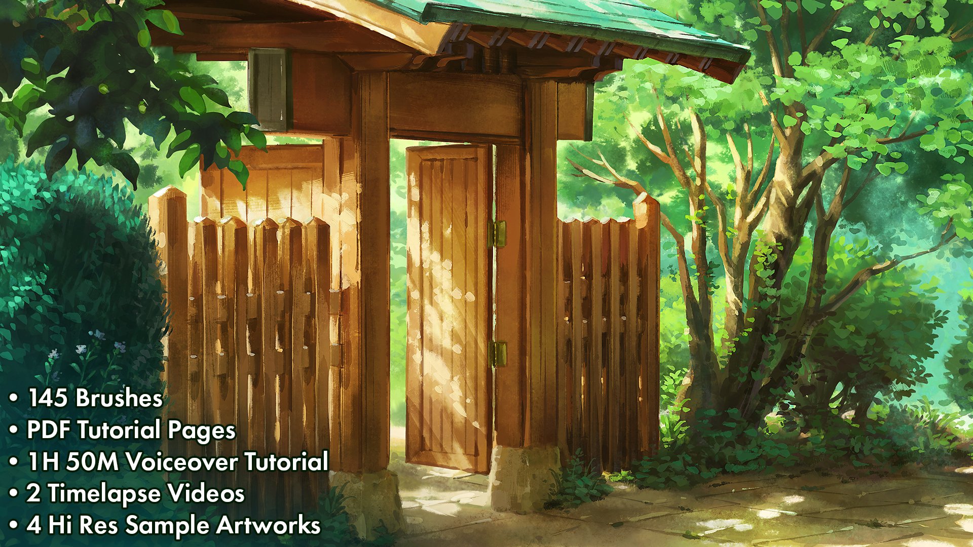 Ghibli-Inspired Brushes 2 for Photoshop and Procreate