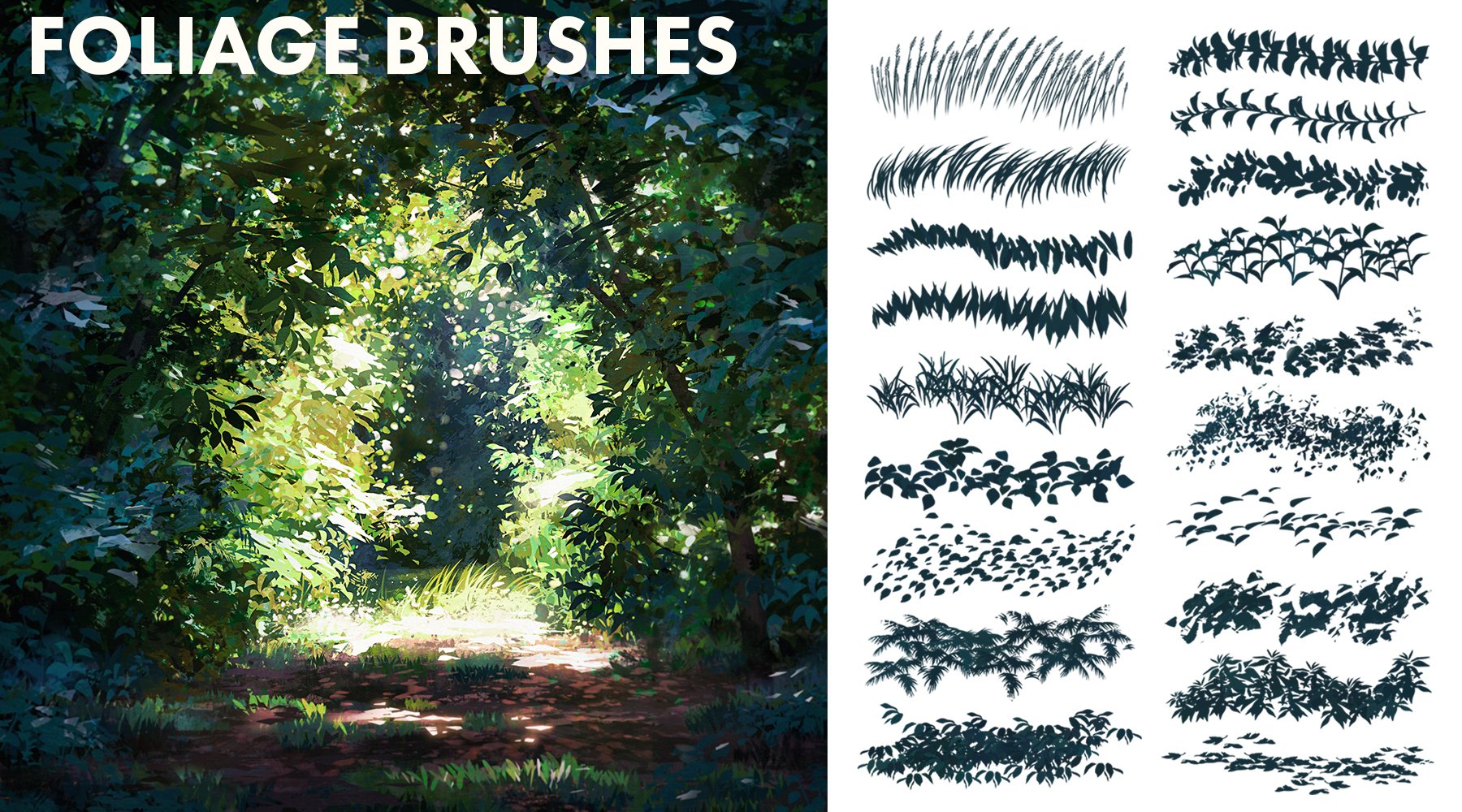 Quick Environment Brushes for Photoshop and Procreate