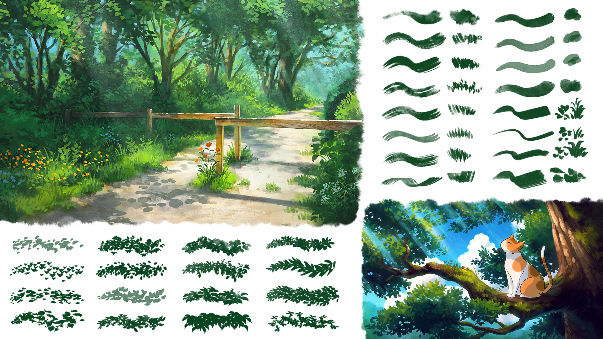 Ghibli-Inspired Brushes 2 for Photoshop and Procreate