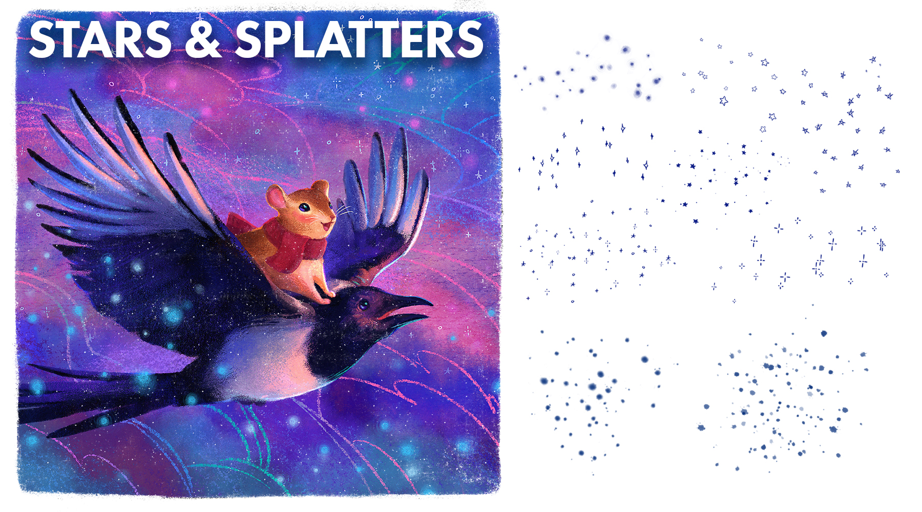 Children's Illustration Brushes for Photoshop and Procreate