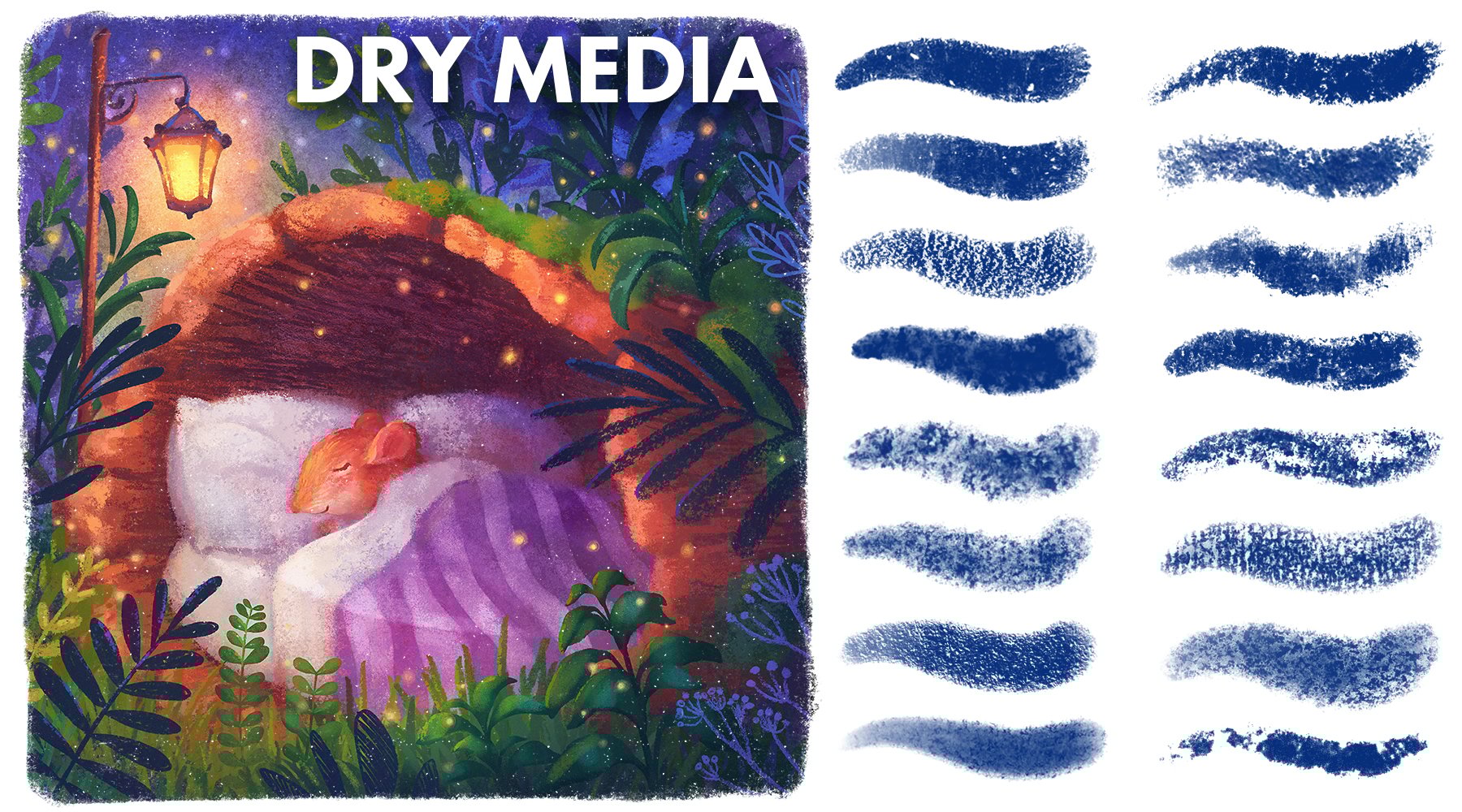 Children's Illustration Brushes for Photoshop and Procreate