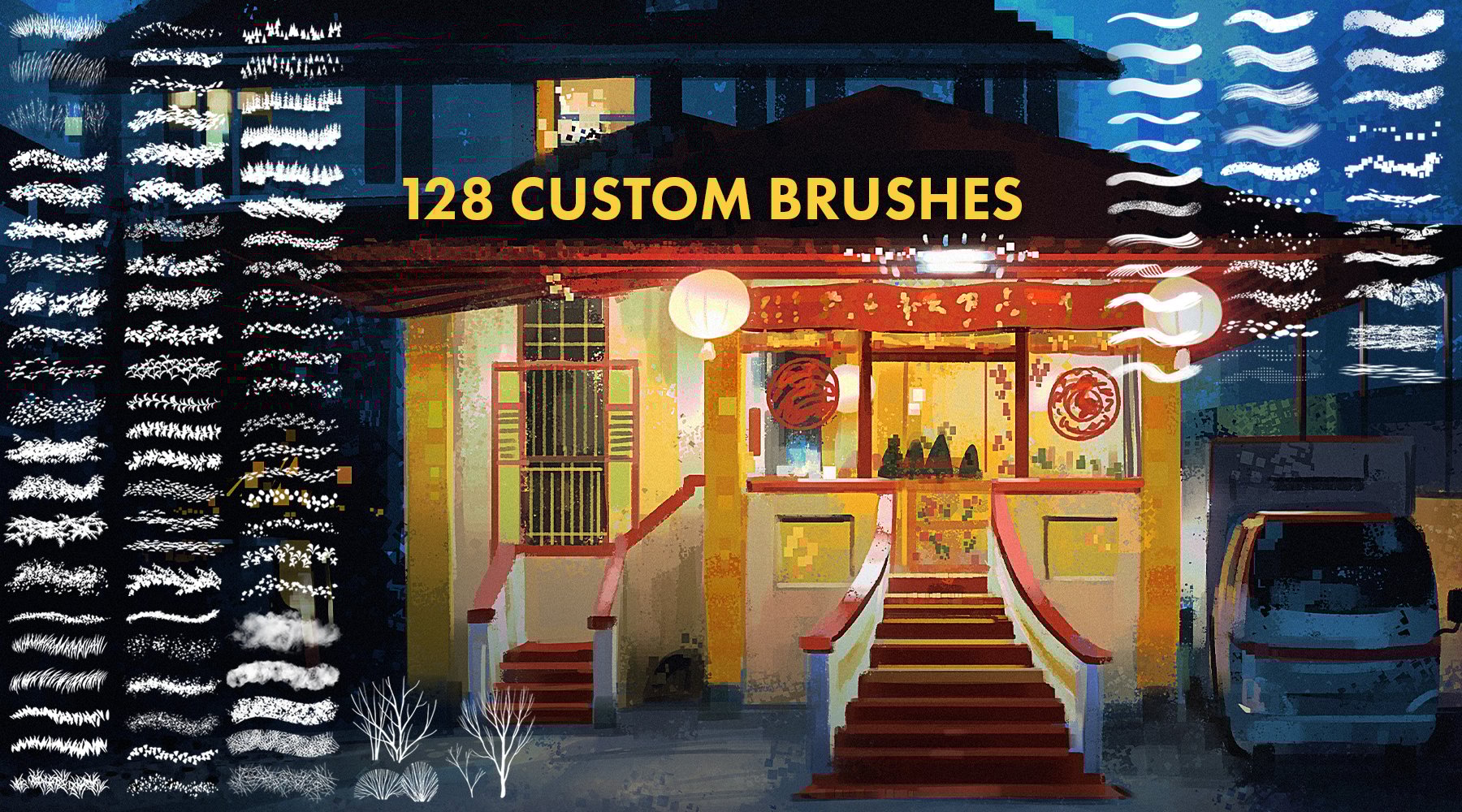 Quick Environment Brushes for Photoshop and Procreate