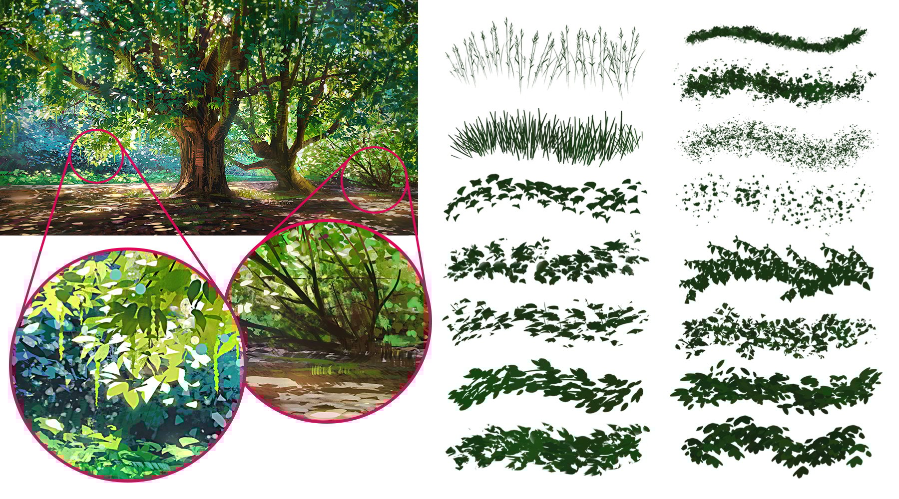 Quick Environment Brushes for Photoshop and Procreate