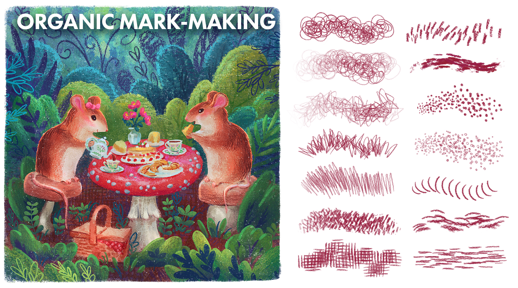 Children's Illustration Brushes for Photoshop and Procreate