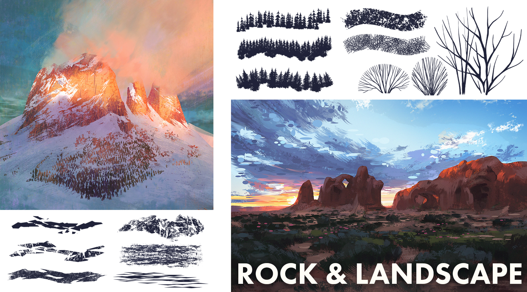 Quick Environment Brushes for Photoshop and Procreate