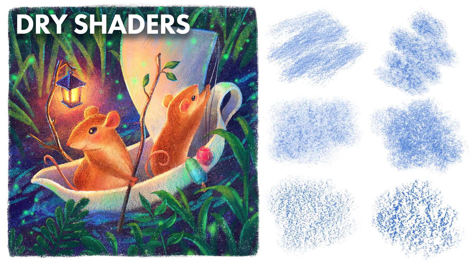 Children's Illustration Brushes for Photoshop and Procreate