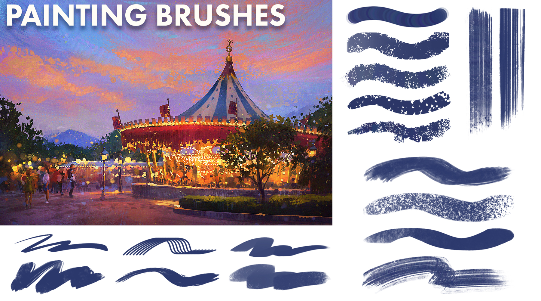 Quick Environment Brushes for Photoshop and Procreate