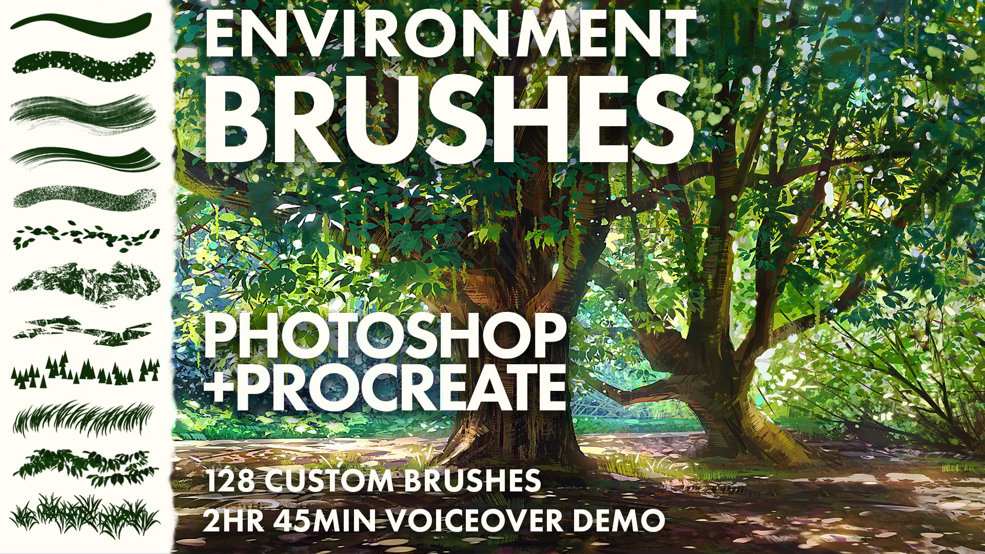 Quick Environment Brushes for Photoshop and Procreate