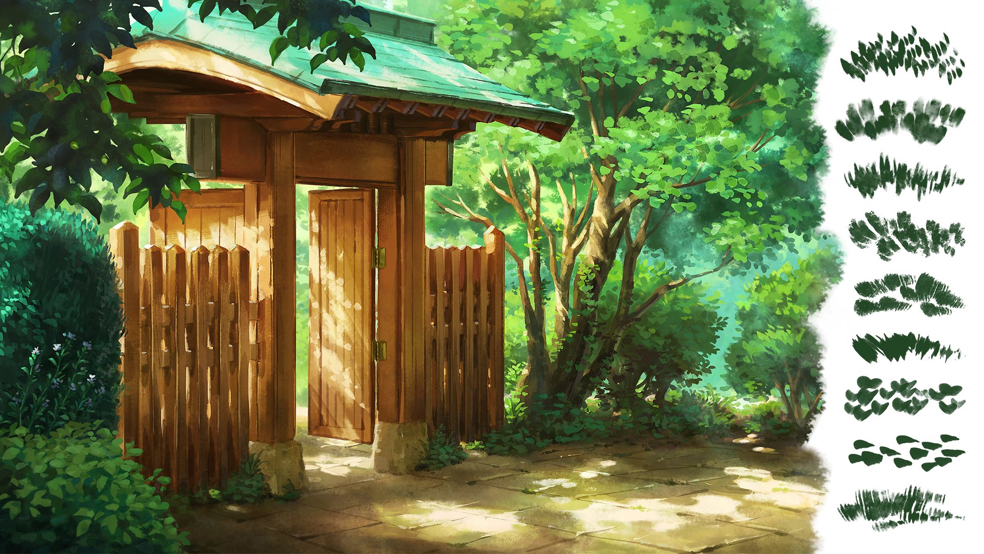 Ghibli-Inspired Brushes 2 for Photoshop and Procreate