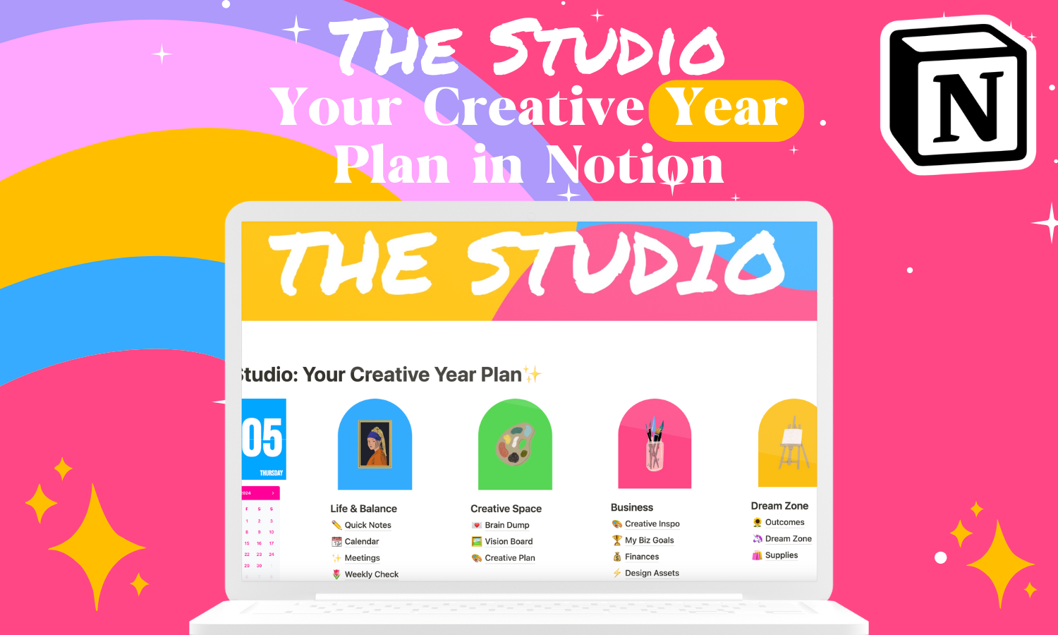 Your Creative Year Planner in Notion
