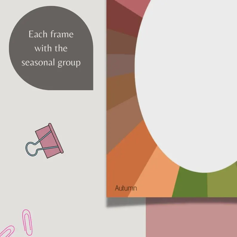 Color Disc English Color Analysis Printable | DIY Seasonal Color Disc | Buy Educational ...