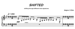 Shifted (Official Piano Scores) - Jolynn J Chin