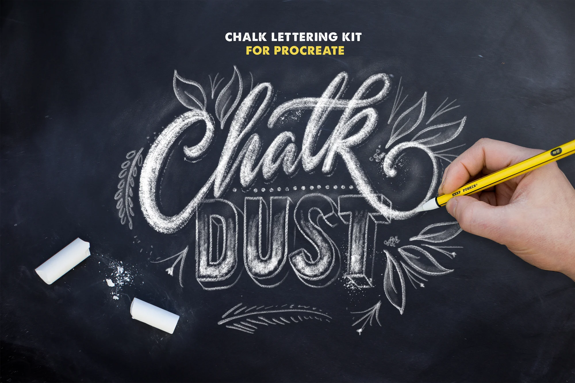ChalkDust Brushes for Procreate