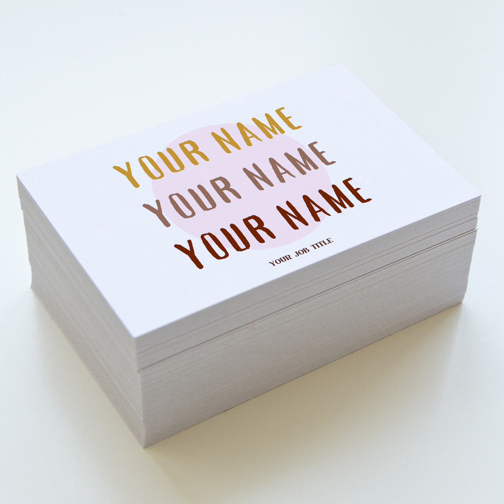 Playful Business Card Template Edit in Canva & Adobe Illustrator
