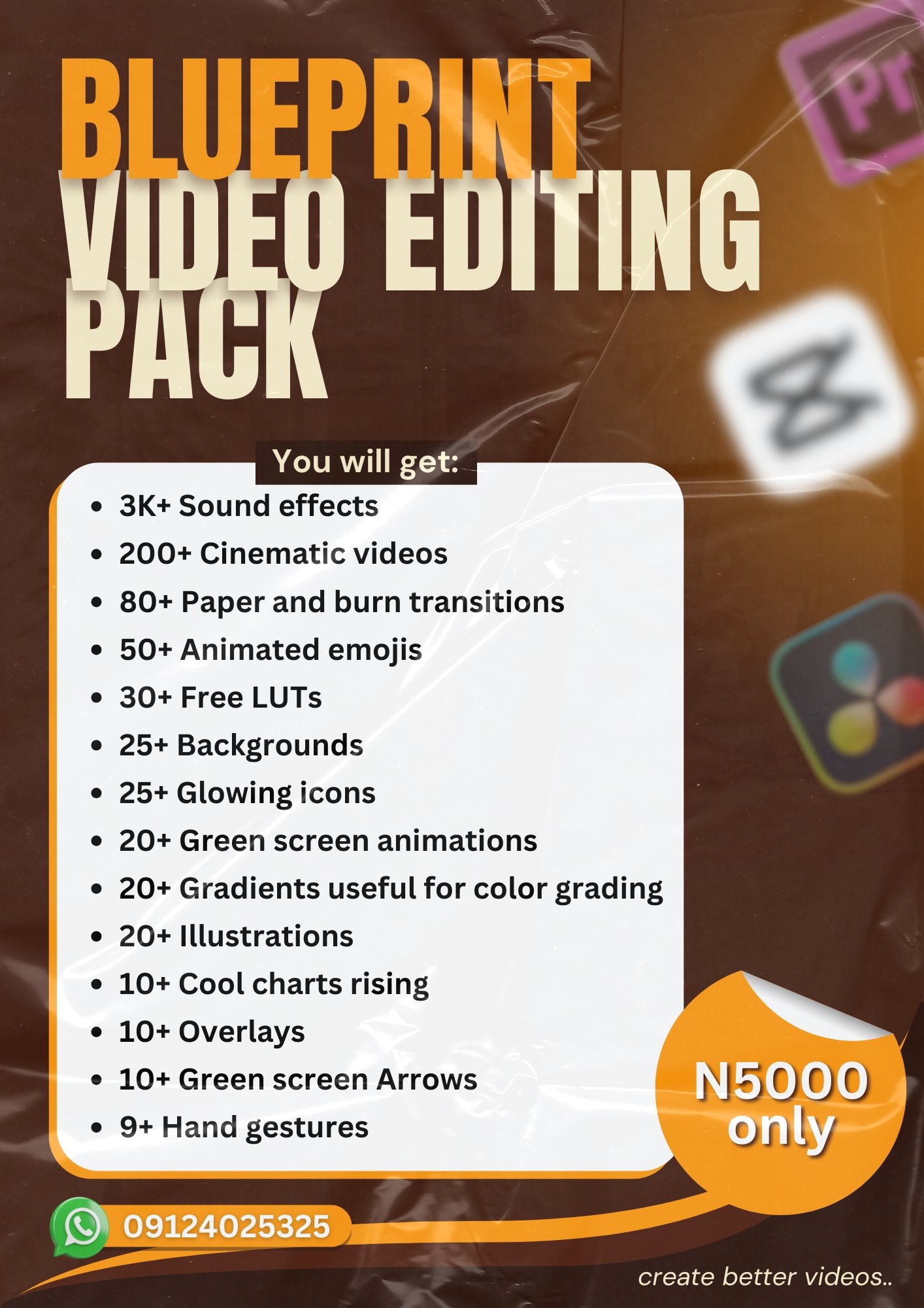 Complete VIdeo Editing Pack For All Softwares