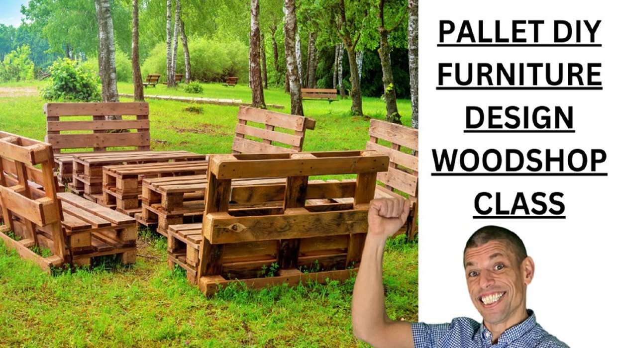 DIY Pallet Furniture Design: Eco-Friendly Chair | Buy Educational ...