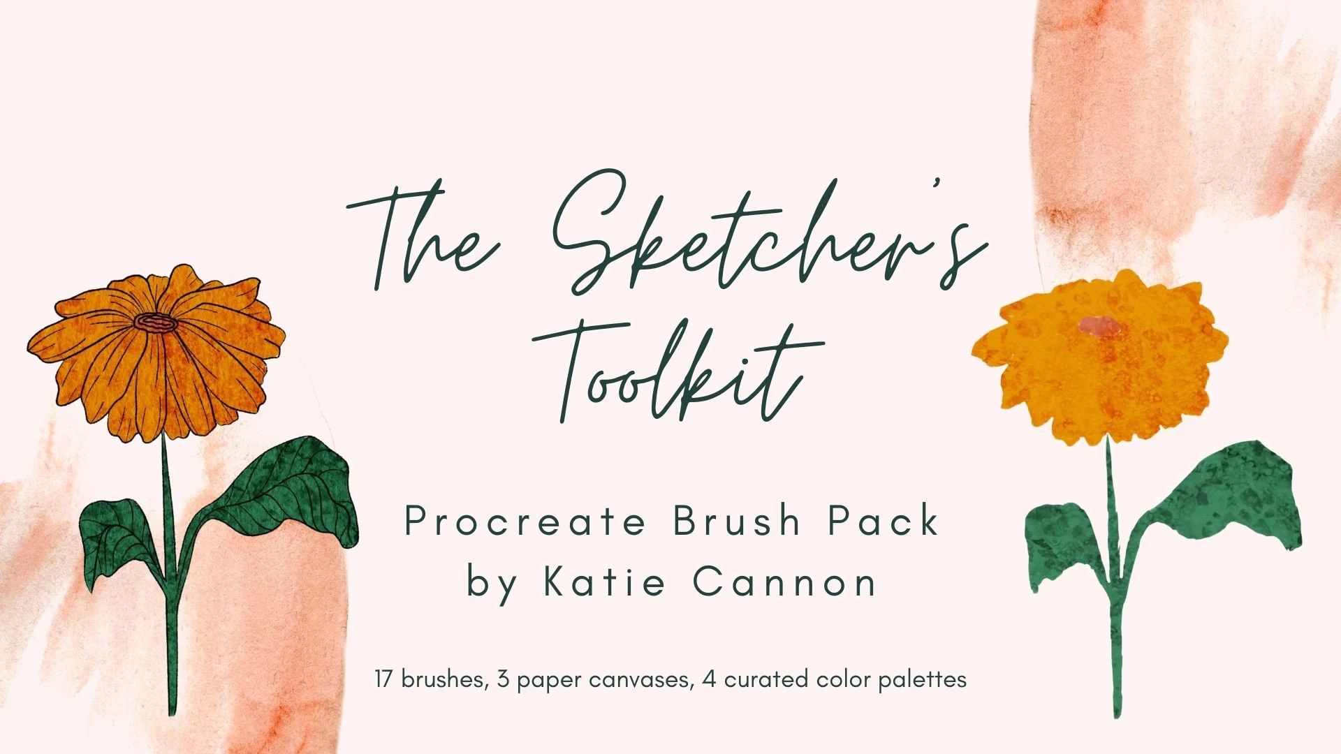 The Sketcher's Toolkit Procreate Brush Set