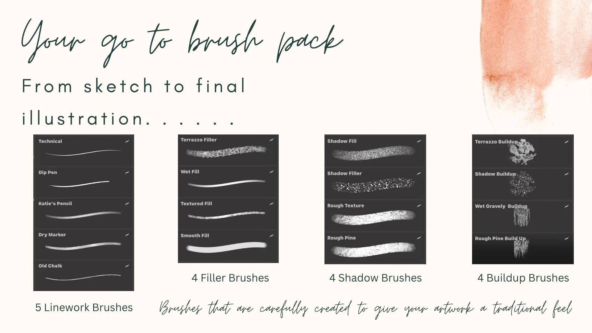 The Sketcher's Toolkit Procreate Brush Set