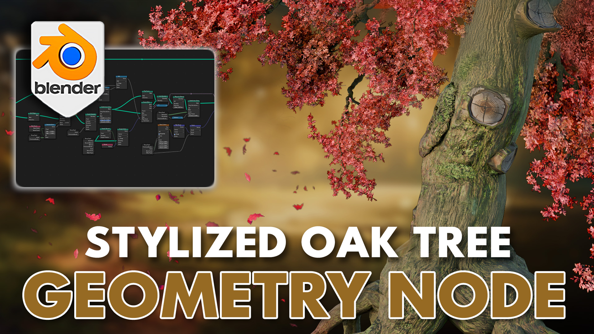 3DT Stylized Oak Geometry Node