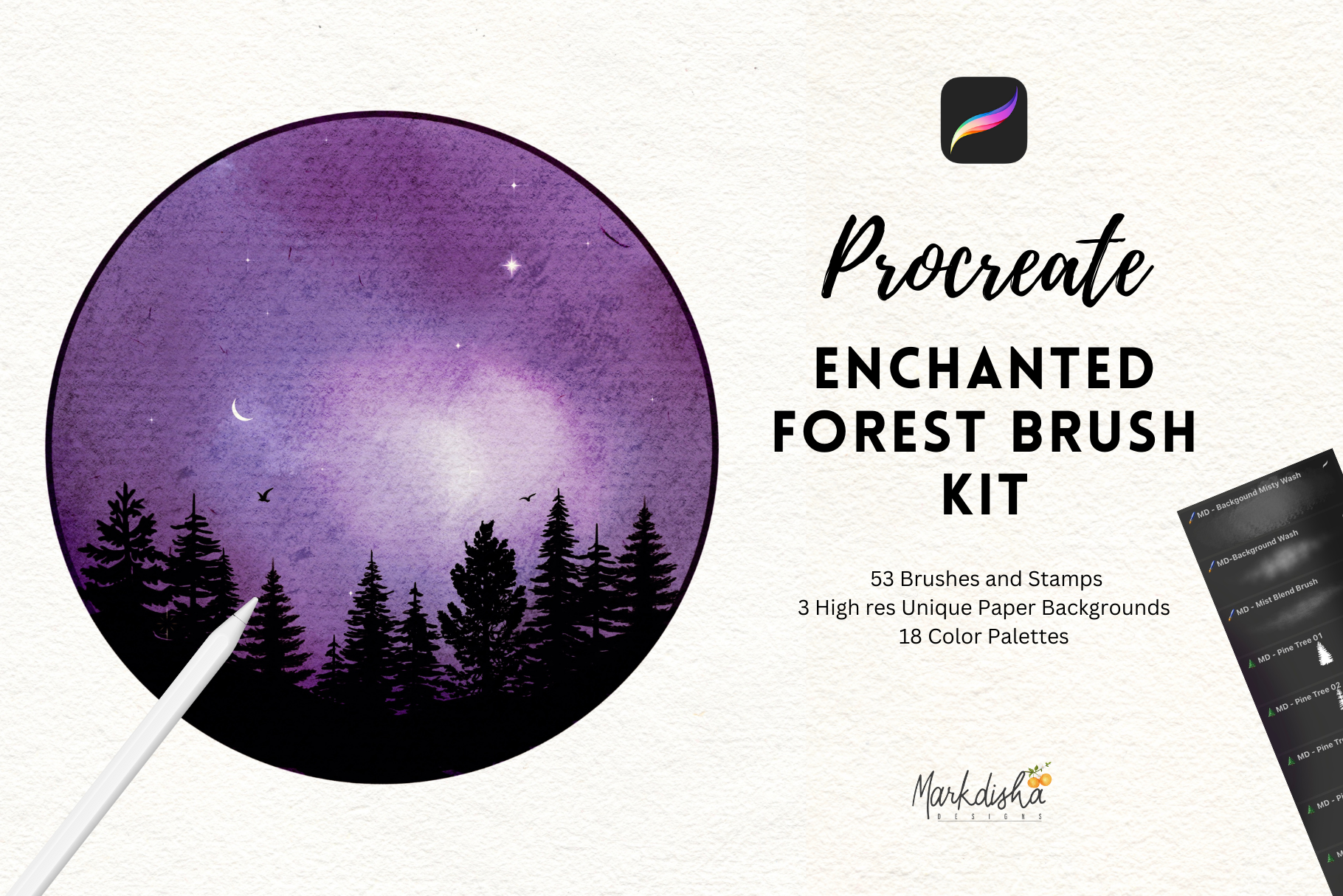 Procreate Enchanted Forest Brush Kit | Buy Creative Tools | Skillshare