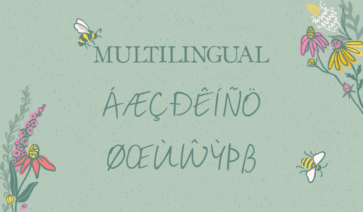 Miss Bee All Caps Font