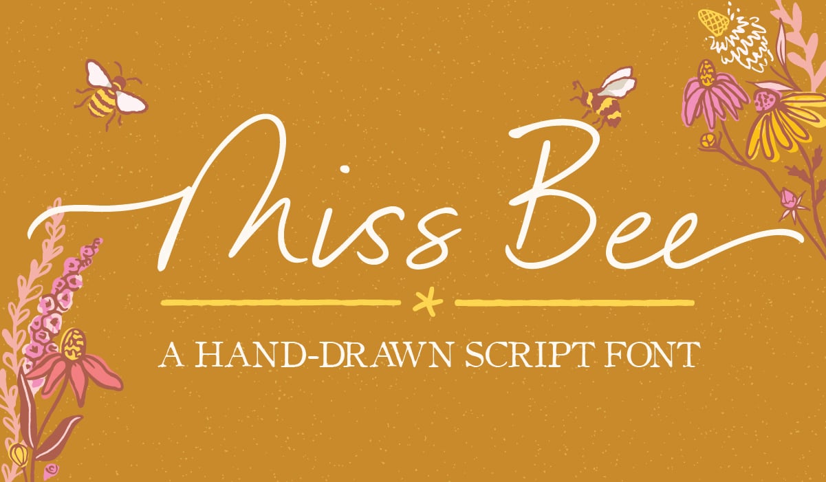 Miss Bee Script Font