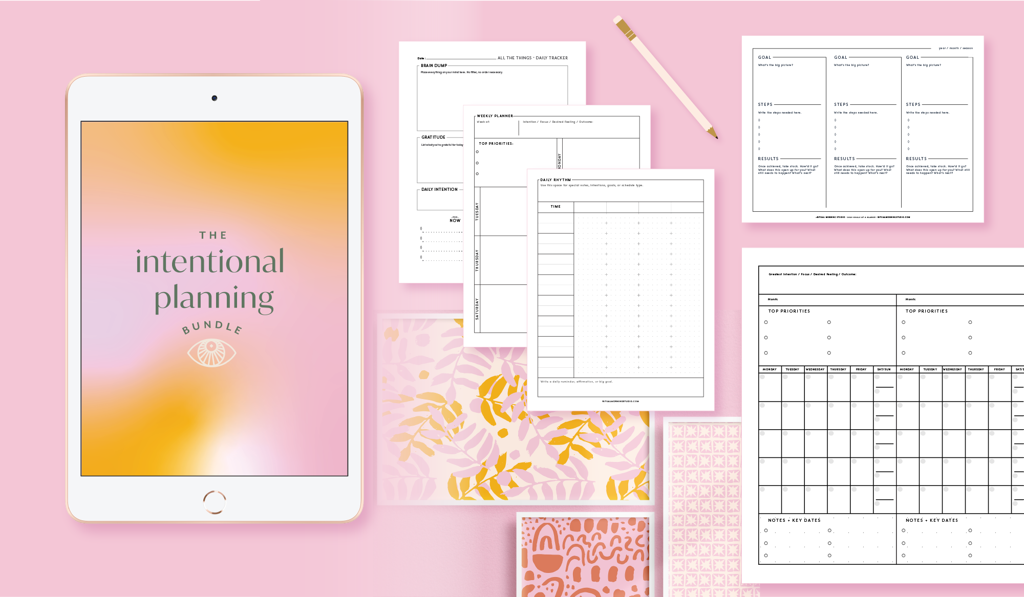 Intentional Planning Bundle