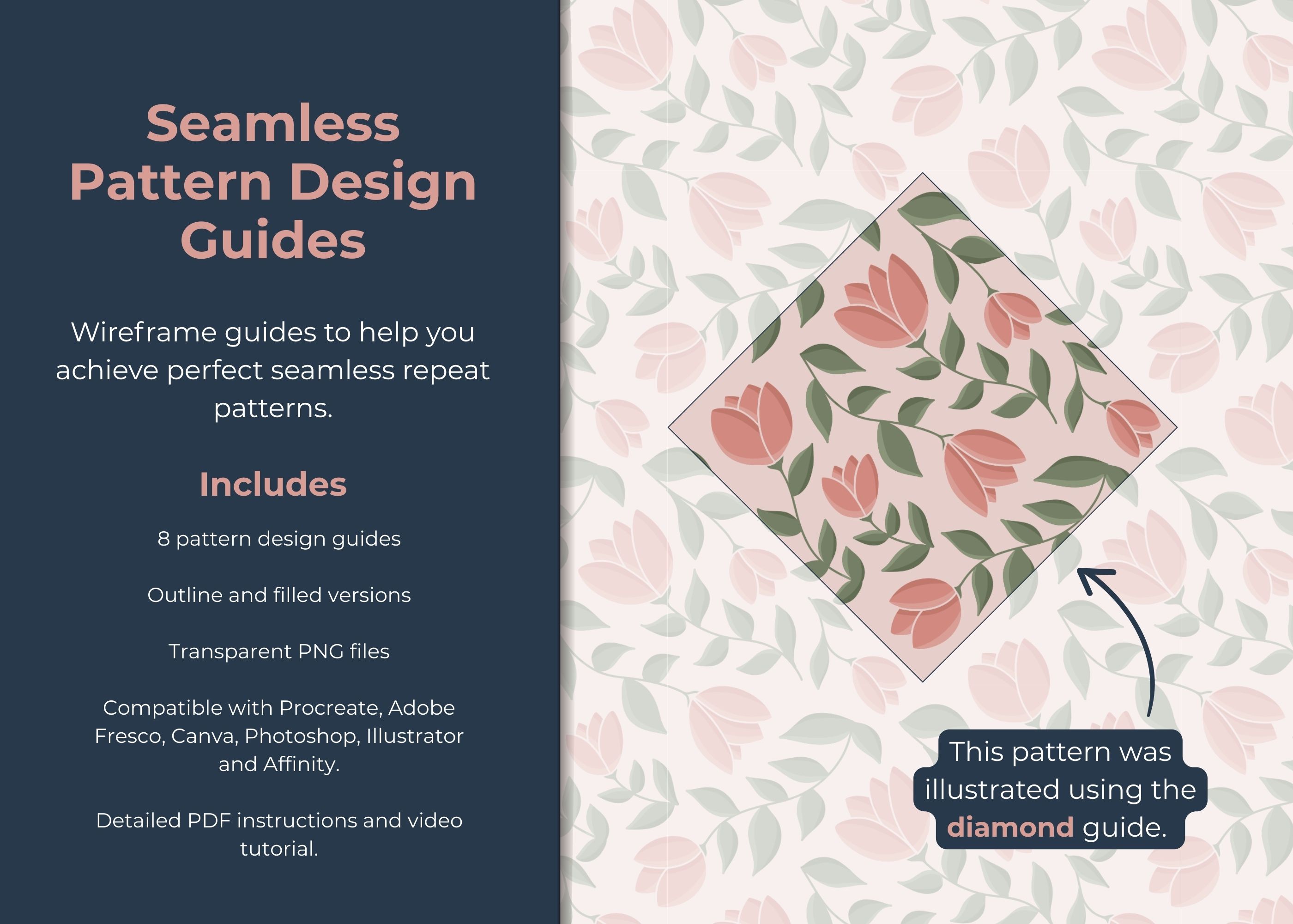 Patterns Guide Seamless Pattern Design Guides (Set of 10) | Buy Templates | Skillshare
