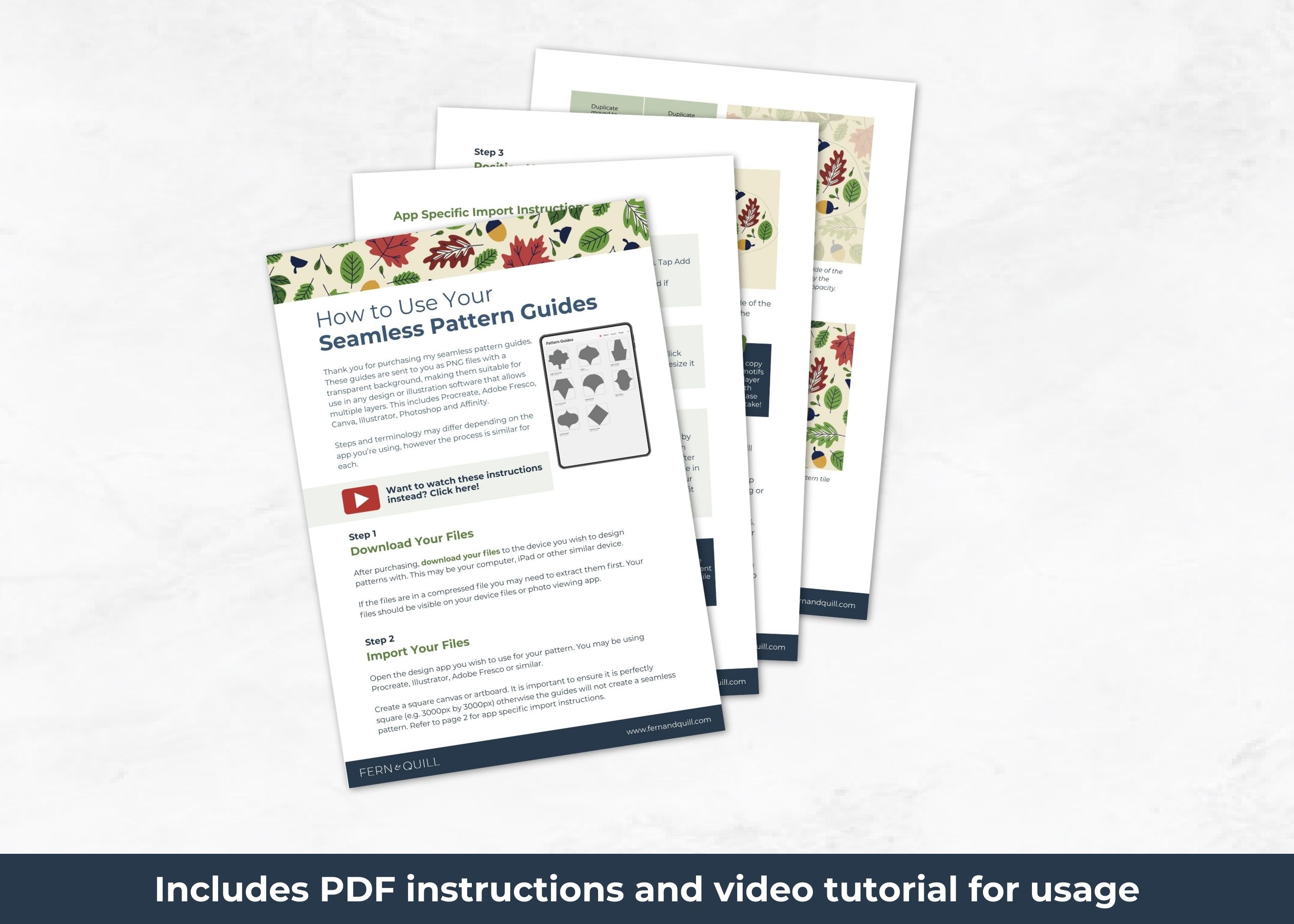 Pattern Guide Template Seamless Pattern Design Guides (Set of 10) | Buy Templates | Skillshare