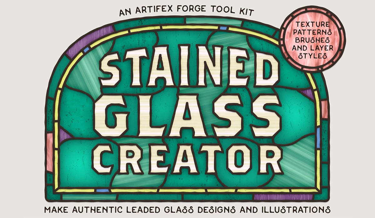 Stained Glass Creator - Photoshop/Illustrator