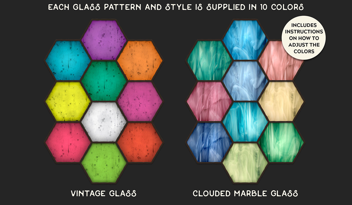 Stained Glass Creator - Photoshop/Illustrator