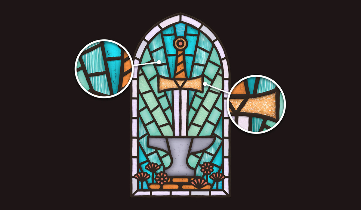 Stained Glass Creator - Photoshop/Illustrator