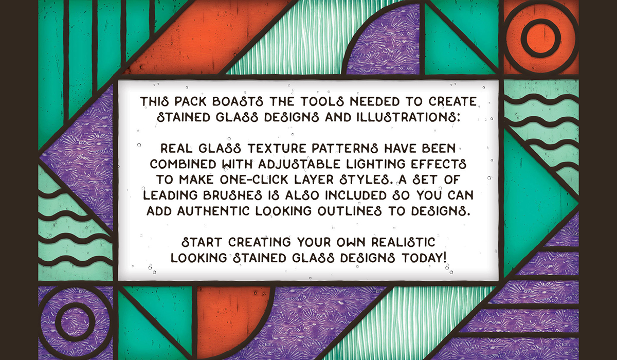 Stained Glass Creator - Photoshop/Illustrator
