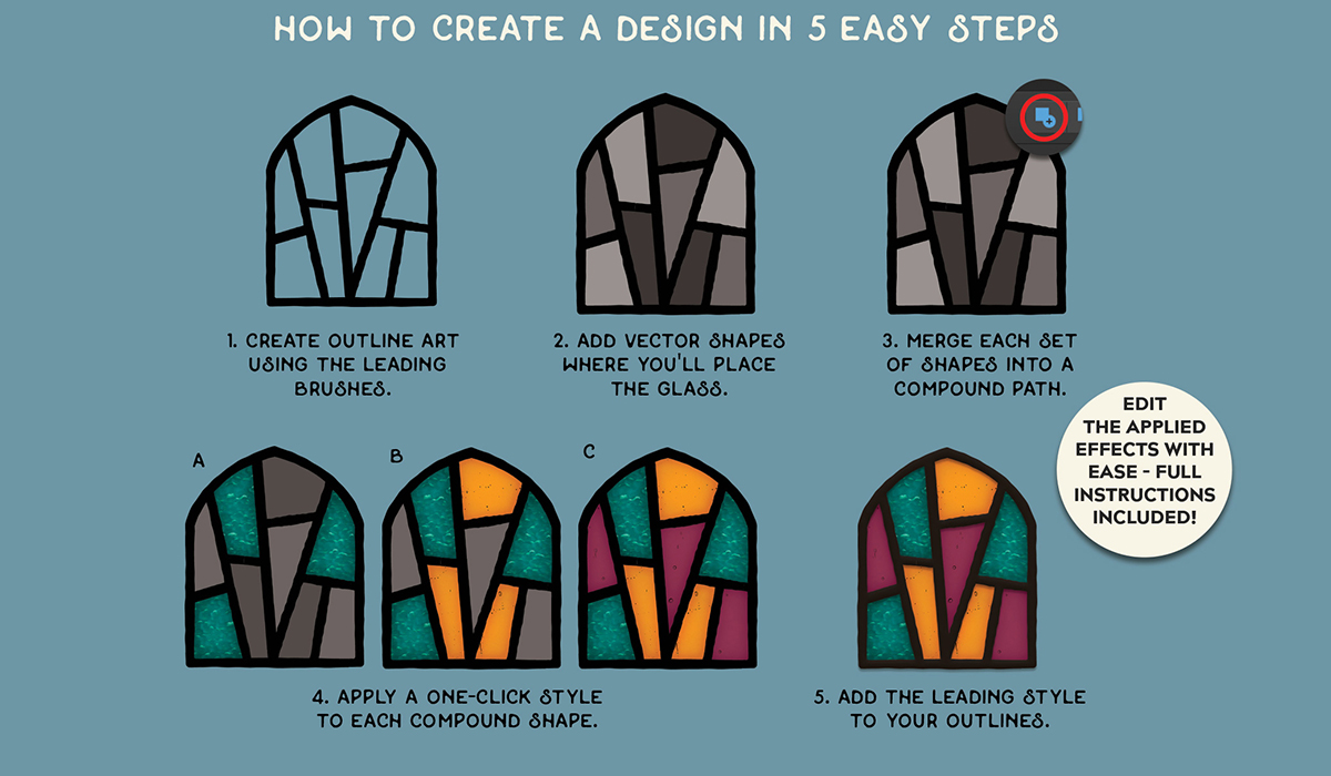 Stained Glass Creator - Affinity Designer