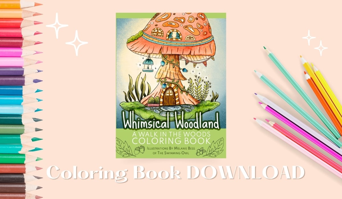 Whimsical Woodland Coloring Book