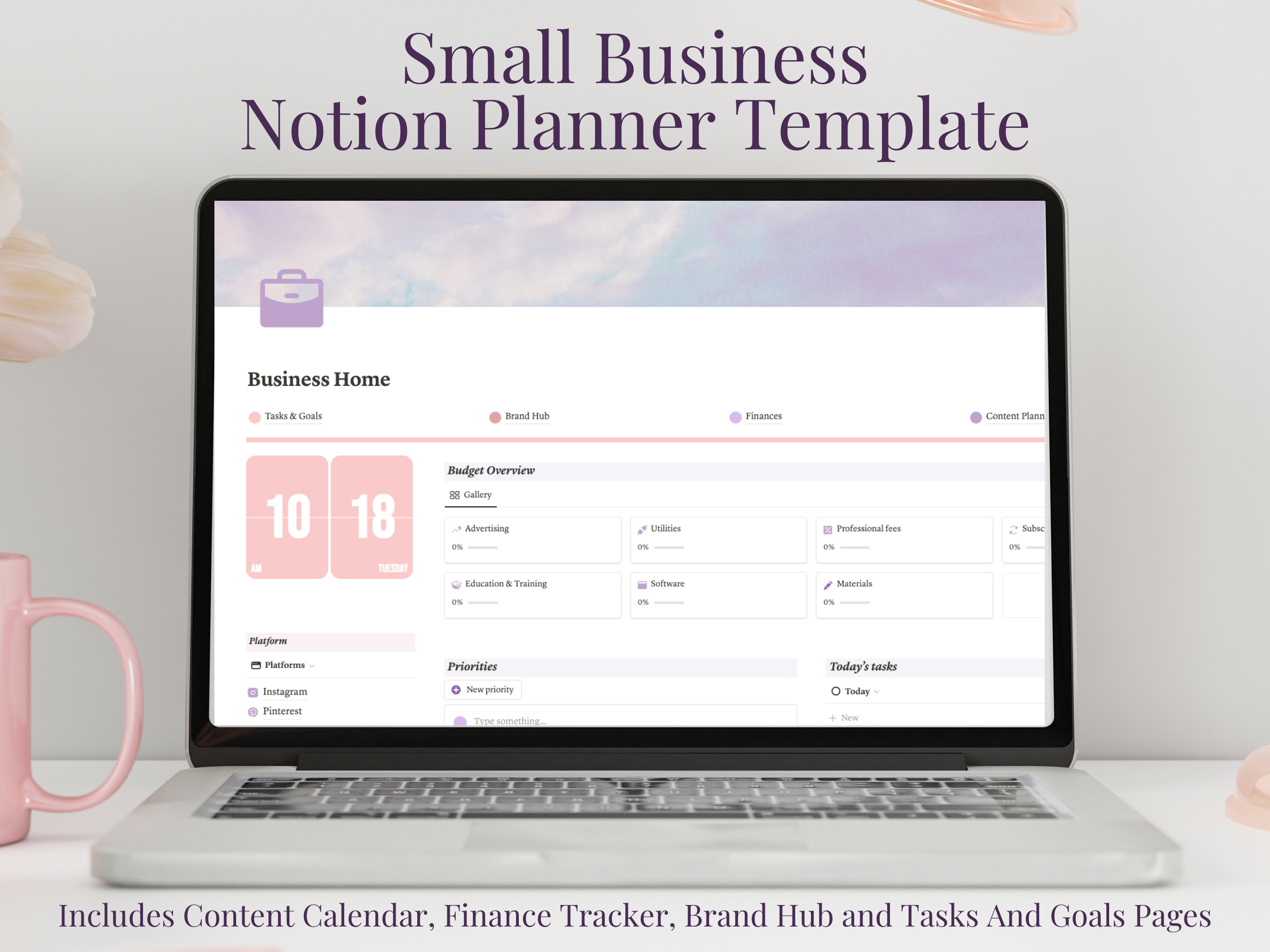 Notion Template Small Business Planner | Buy Templates | Skillshare