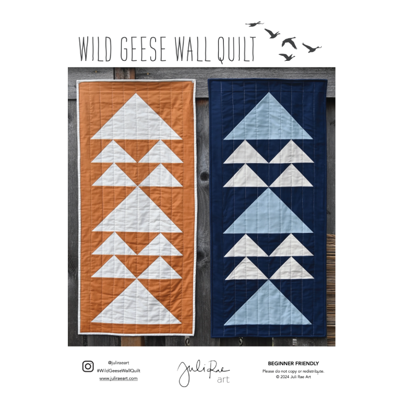 Wild Geese Wall Quilt