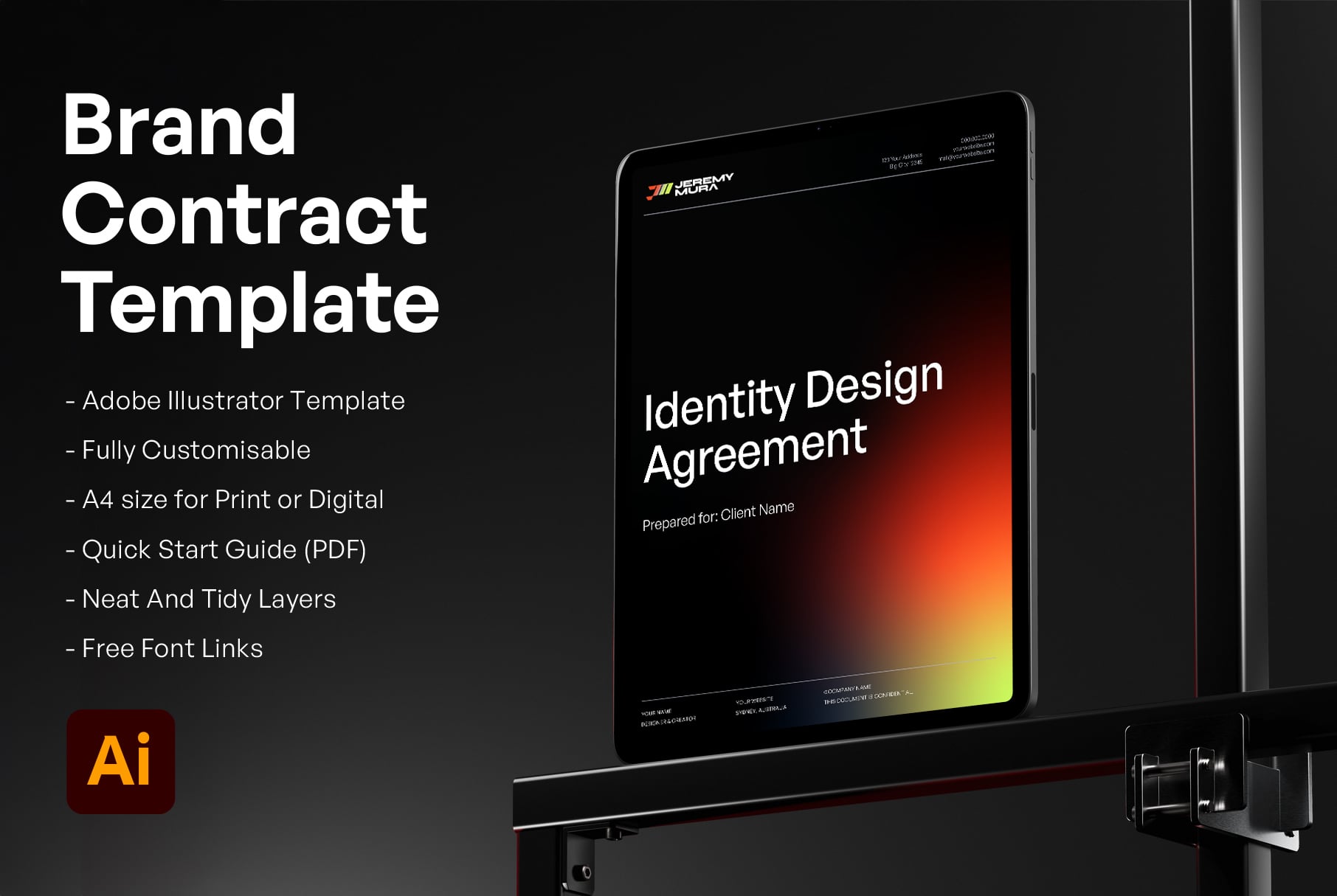 Design Contract Template | Buy Templates | Skillshare