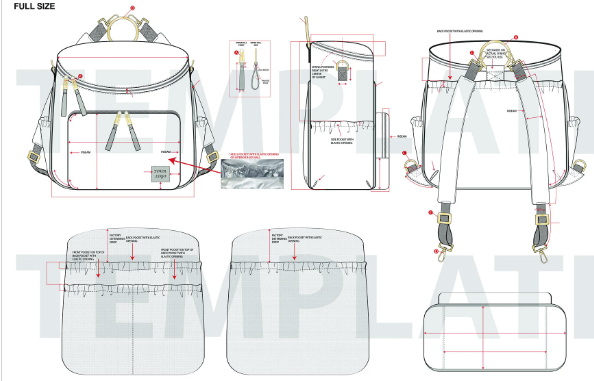 3 Way Wearable Baby Travel Backpack W Stroller Straps | Customiz | Buy Art  & Design Files | Skillshare