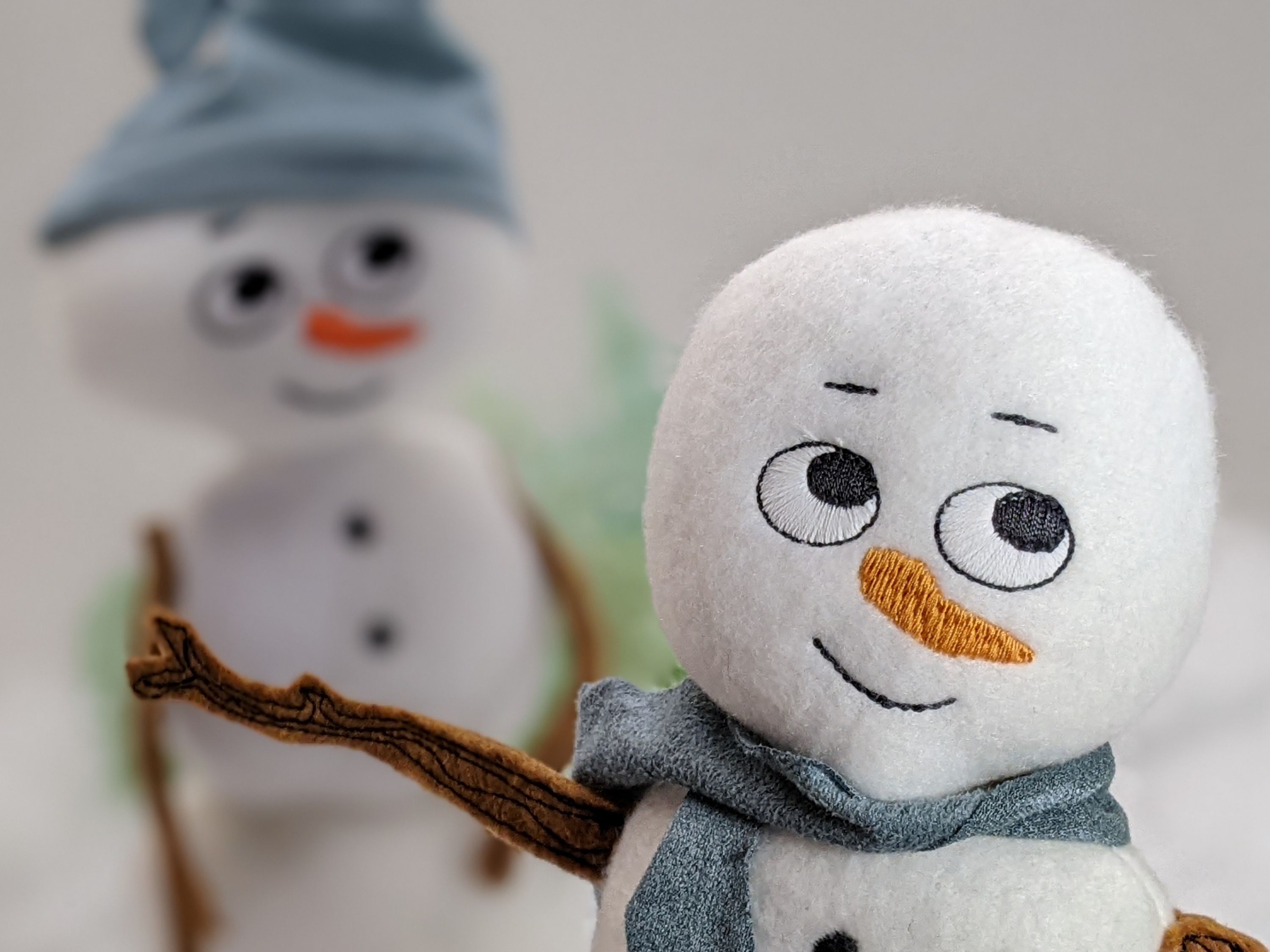Snowman Set - ITH Machine Embroidery Design