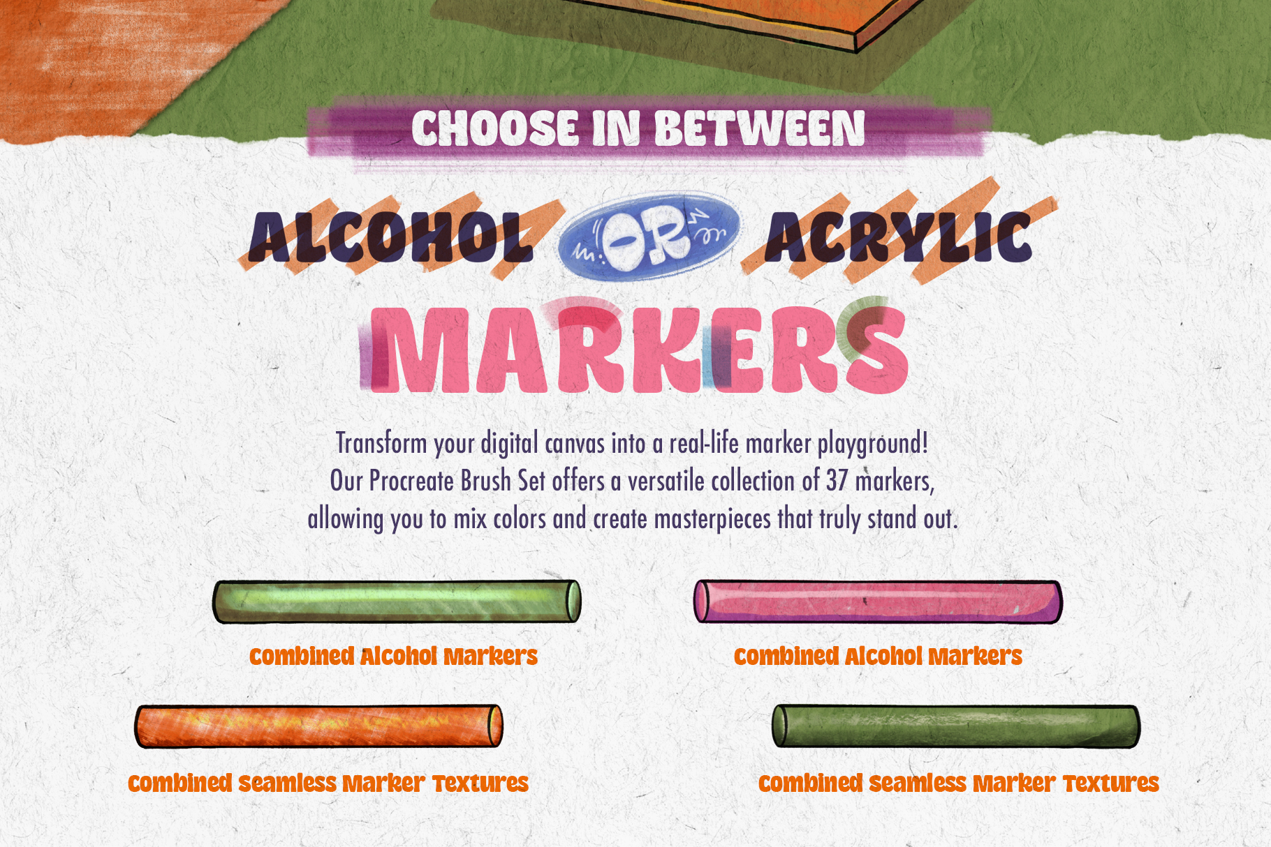 Marker Madness – Procreate Brush Set