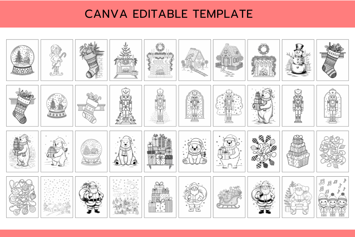 Christmas Coloring Pages for Creative Projects