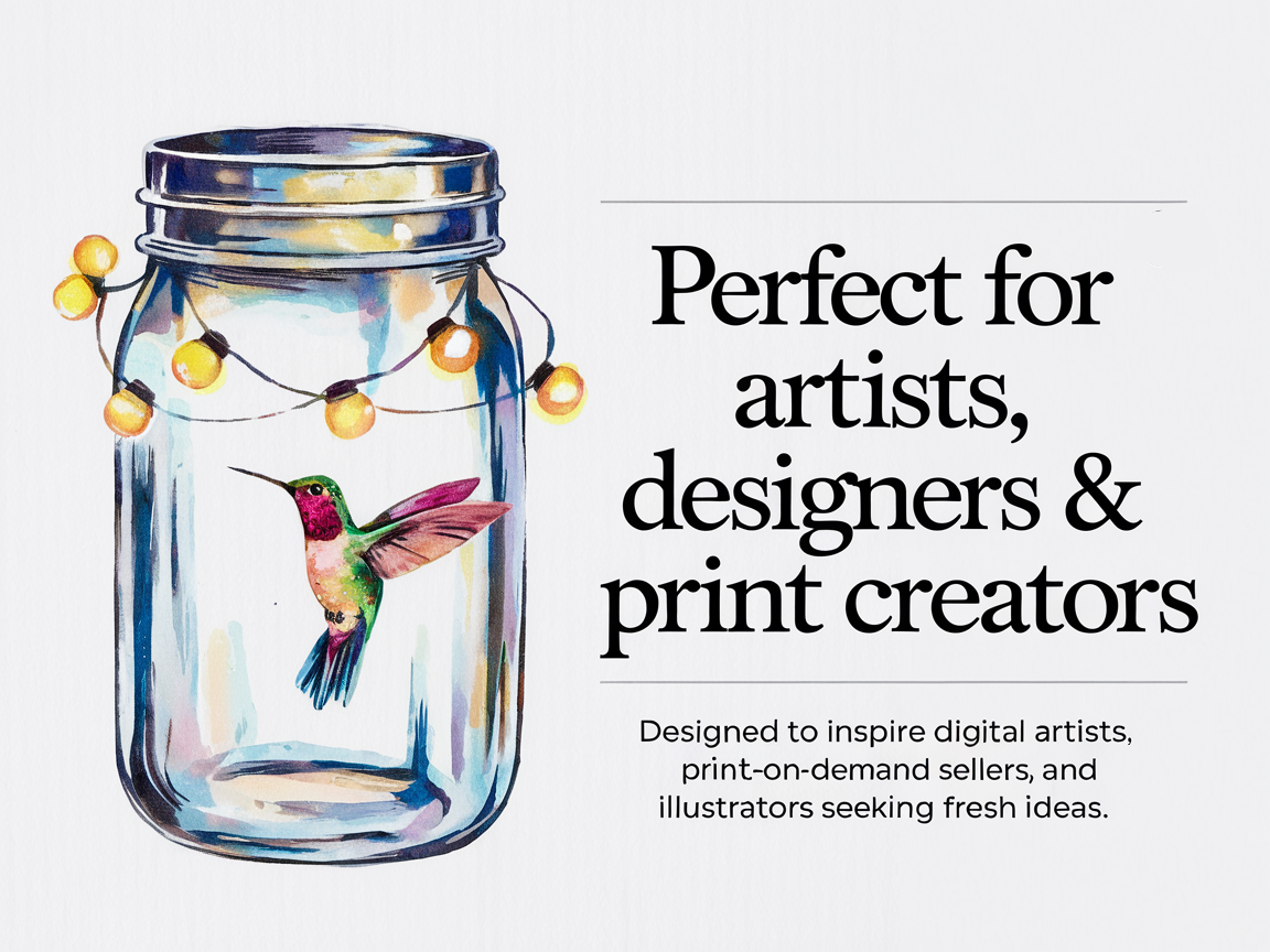 500 Unique Watercolor Clipart Prompts Guide