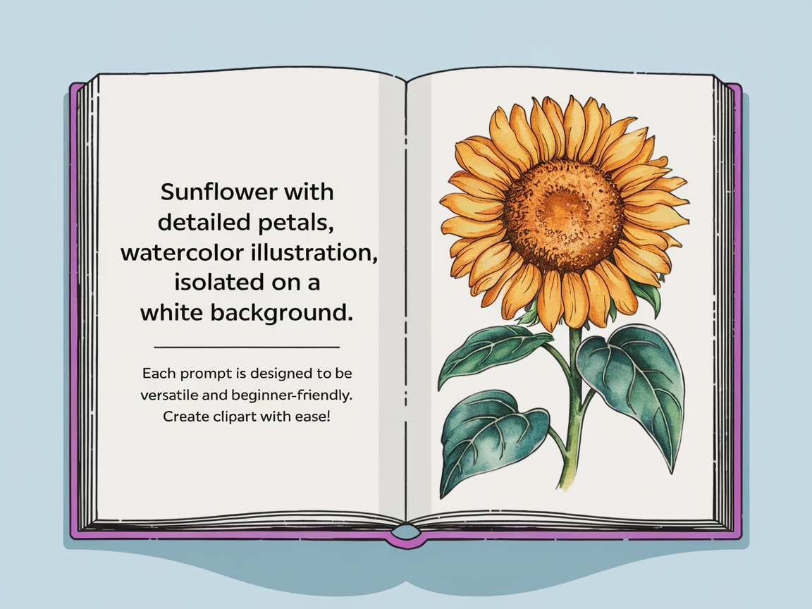 500 Unique Watercolor Clipart Prompts Guide