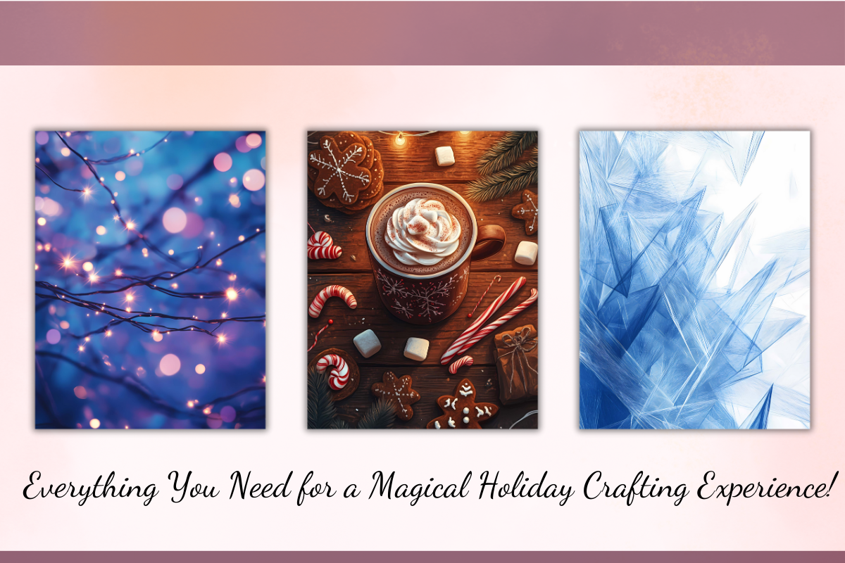 Christmas Junk Journal Background Pages