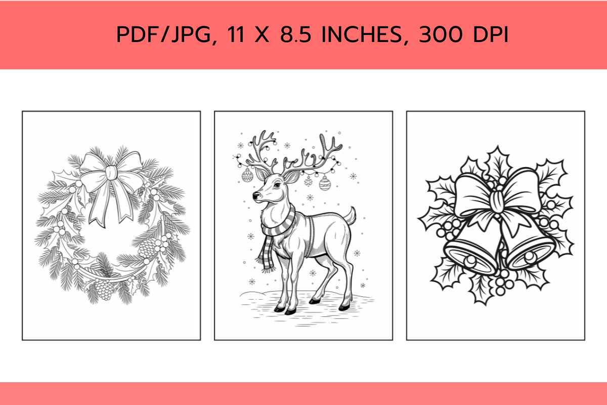 Christmas Coloring Pages for Creative Projects
