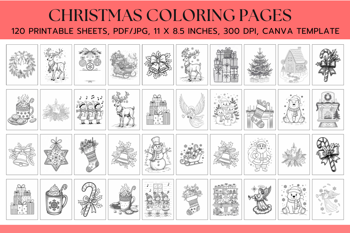 Christmas Coloring Pages for Creative Projects